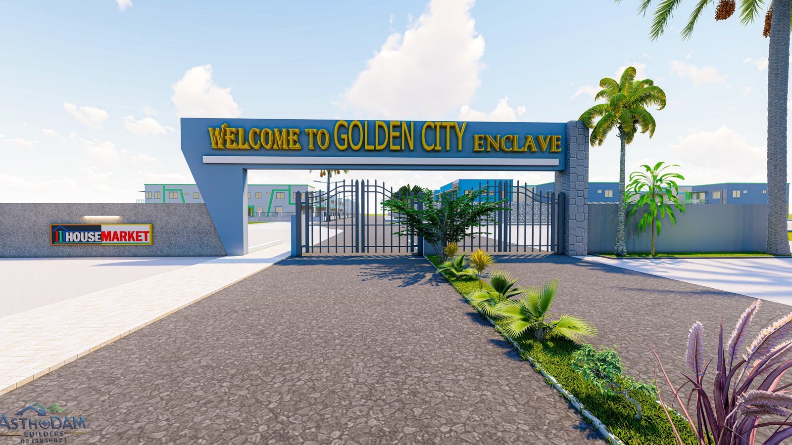 Golden City Enclave entrance
