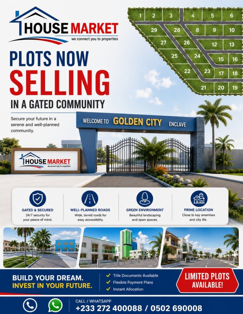 Golden City Enclave - plots now selling